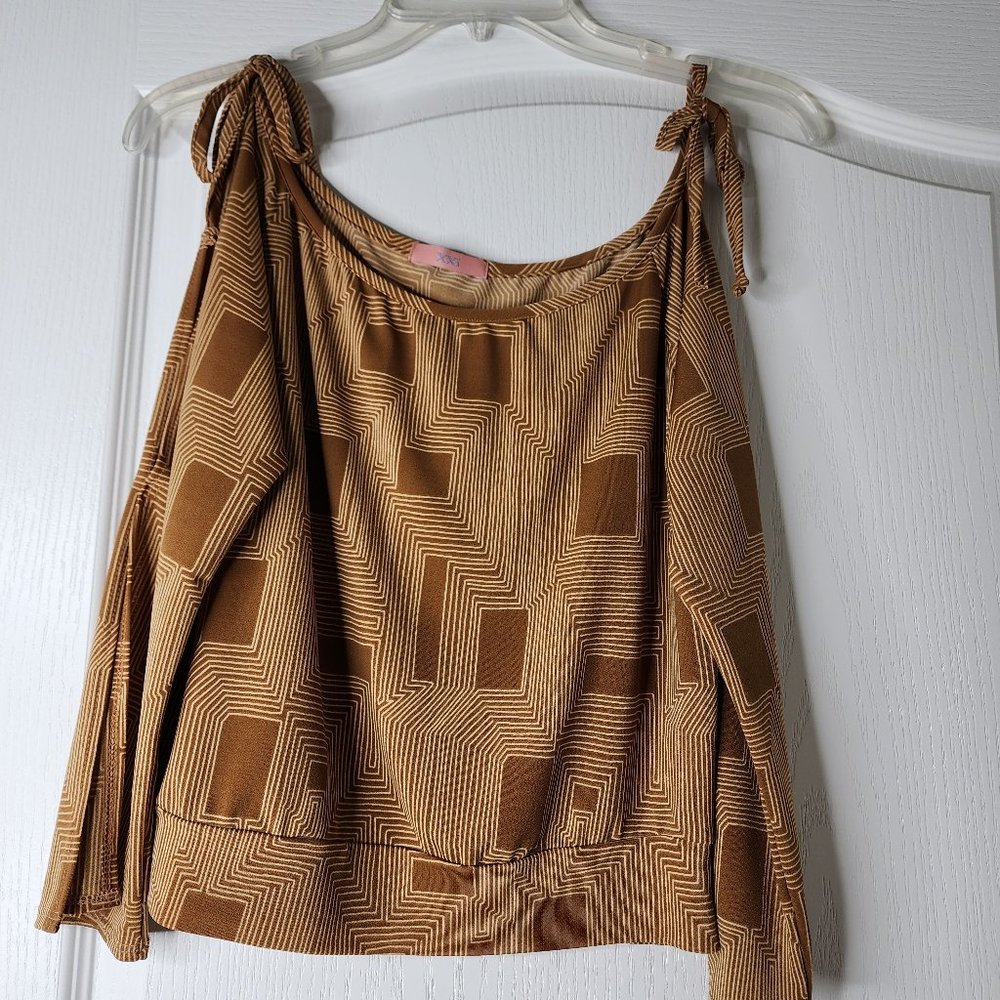 Simple Regular Fit Striped long sleeve top